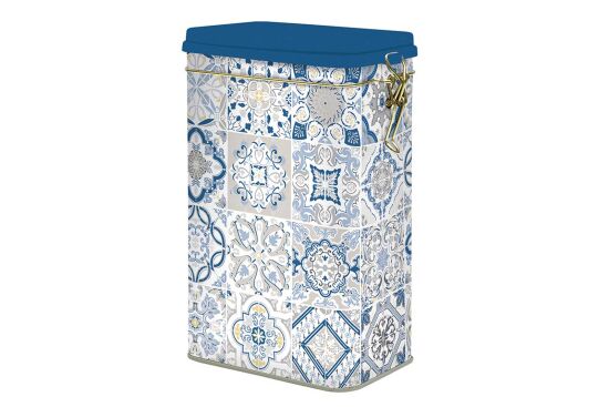 0078 CADB TENEKE KAHVE KUTUSU 13 X 8 X 21 CM - MAVİ - 1