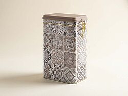 0078 CADG TENEKE KAHVE KUTUSU 13 X 8 X 21 CM - GRİ - KERVAN