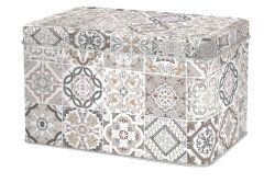 0080 CADG TENEKE BİSKÜVİ KUTUSU 22 X 14 X 13 CM - GRİ - KERVAN