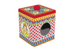 0092 SICI Teneke Kutu 13 x 13 x 14,5 cm - KERVAN