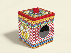 0092 SICI Teneke Kutu 13 x 13 x 14,5 cm - KERVAN