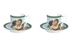 0169 BOU1 2'Lİ TÜRK KAHVESİ FİNCAN TAKIMI 75 ML. THE FİRST KİSS - HSH-KRVN ORTAK