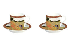 0169 MON2 2'Lİ TÜRK KAHVESİ FİNCAN TAKIMI 75 ML. COQUELİCOTS. LA PROMENADE - HSH-KRVN ORTAK