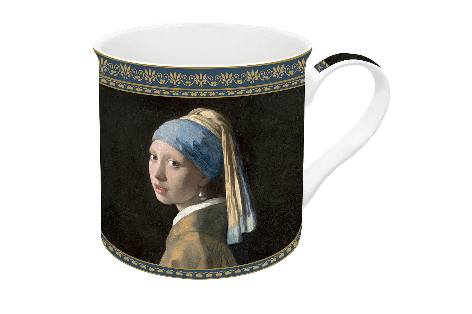 0170 VER1 Fine China Kulplu Bardak 300 ml - Girl With a Pearl Earring
