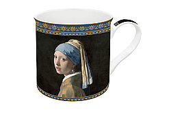 0170 VER1 Fine China Kulplu Bardak 300 ml - Girl With a Pearl Earring - KERVAN