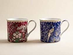 0178 ECLE 2'li Fine China Porselen Kulplu Bardak Seti 300 ml - KERVAN