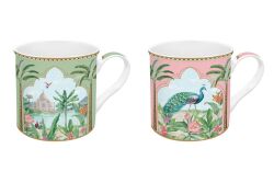 0178 PASA 2'li Fine China Porselen Kulplu Bardak Seti 300 ml - KERVAN