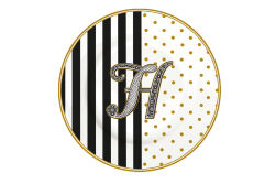 0284 LETH PORSELEN PASTA TABAĞI 19 CM. 