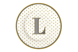 0284 LETL PORSELEN PASTA TABAĞI 19 CM. 