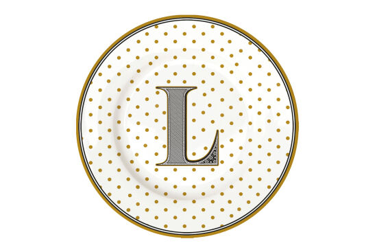 0284 LETL PORSELEN PASTA TABAĞI 19 CM. 