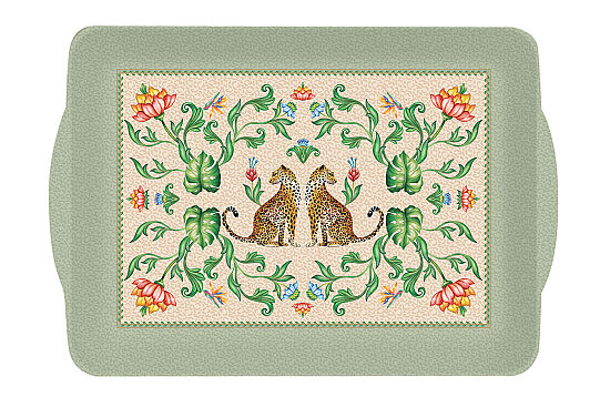 0530 JVIBNV Kulplu Tepsi 46 x 32 cm - 1