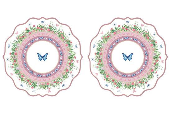 0573 SPAR 2'li Amerikan Servis Seti 34,5 x 34,5 cm - 1