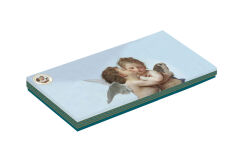 0637 BOU1 DESENLİ CAM TEPSİ 36X17 CM THE FİRST KİSS - 2