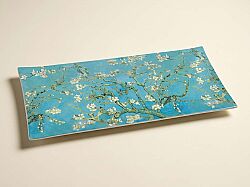 0637 VAN5 Cam Tepsi 36 x 17 cm - Almond Blossom - KERVAN