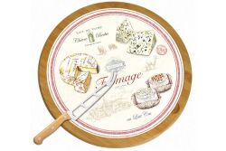 0888 FRMA Cam/Bambu Sunumluk Servis Bıçaklı 32 cm - KERVAN