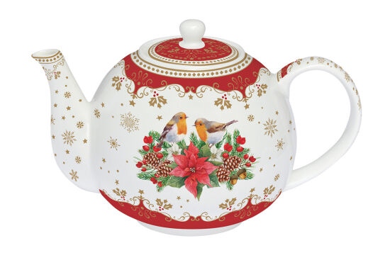 0920 CMEL Porselen Çaydanlık 1L Metal Demlikli - 1