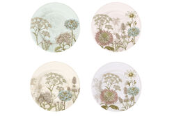 0924 BOTA 4'LÜ PORSELEN PASTA TABAĞI Ø 19 CM - KERVAN