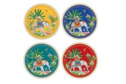 0924 MARA 4'lü Porselen Pasta Tabağı 19 cm - KERVAN