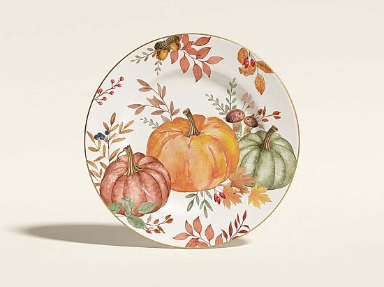 0944 HARV Porselen Pasta Tabağı 19 cm - 1
