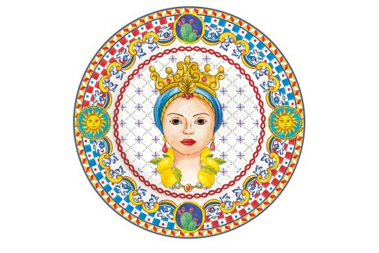 0944 SICL Porselen Pasta Tabağı 19 cm - Lady - 1