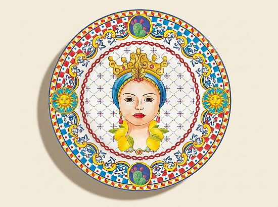 0944 SICL Porselen Pasta Tabağı 19 cm - Lady - 1