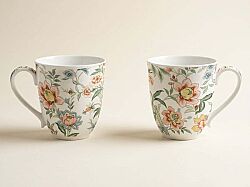 1071 ZENW 2'Lİ PORSELEN MUG 300 ML SETİ BEYAZ - KERVAN