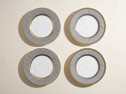 1100 PALL 4'lü Porselen Pasta Tabağı Ø 19 cm - KERVAN