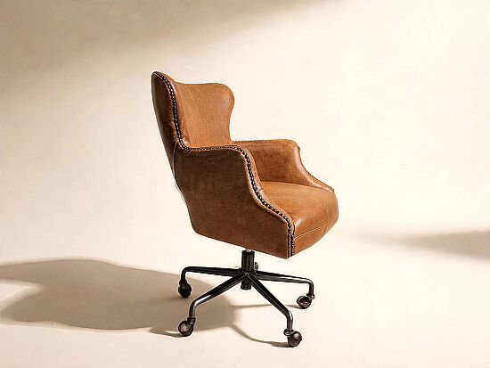 1106-ZY-1D DAMON OFİS SANDALYESİ KAHVE B65 64x73x88cm - 2