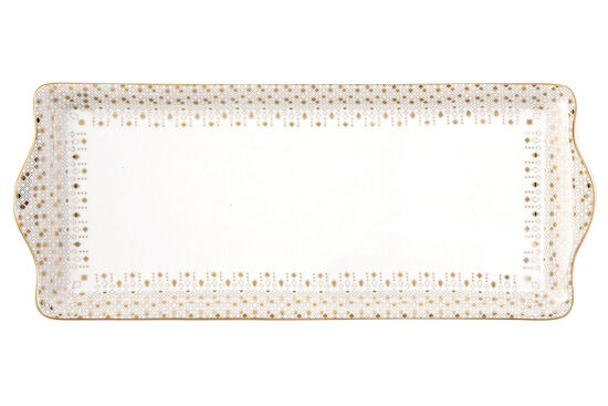 1109 FESV PORSELEN KEK SERVİS 35 CM X 15 CM - 1