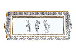 1109 PALL Porselen Sunumluk 35 x 15 cm - KERVAN