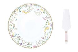 1112 BIME Porselen Sunumluk Dilimleyicili 32 cm - KERVAN