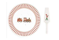 1112 EXPR Porselen Sunumluk Dilimleyicili Ø 32 cm - KERVAN