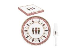 1112 NUTC Porselen Sunumluk Dilimleyicili Ø 32 cm - KERVAN