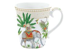 1171 MARA Porselen Kulplu Bardak 275 ml - KERVAN