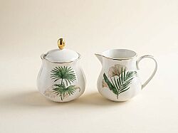 1285 EXOT PORSELEN KREMA & ŞEKERLİK 200 ML + 200 ML - KERVAN