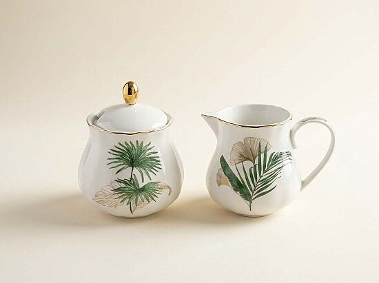 1285 EXOT PORSELEN KREMA & ŞEKERLİK 200 ML + 200 ML - 1
