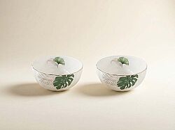 1286 EXOT 2'Lİ PORSELEN KASE SETİ Ø 12CM / 250ML - KERVAN