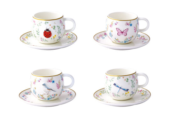 1371 FGAR 2'li Porselen Kahve Fincan Seti 120 ml - 1