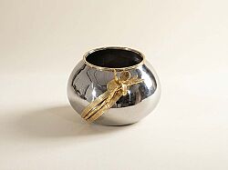 14872 DEKORATIF GOLD KASE IRIS KOLEKSIYON 17x16x11cm - KERVAN