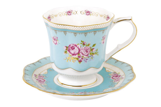 1514 HEBL PORSELEN KAHVE FİNCANI VE TABAĞI 250 ML - 1