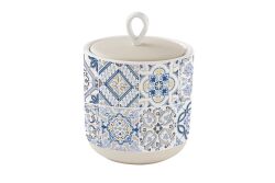 1667 CADB PORSELEN ÇOK AMAÇLI KAVANOZ Ø 11 CM - H:14 - KERVAN