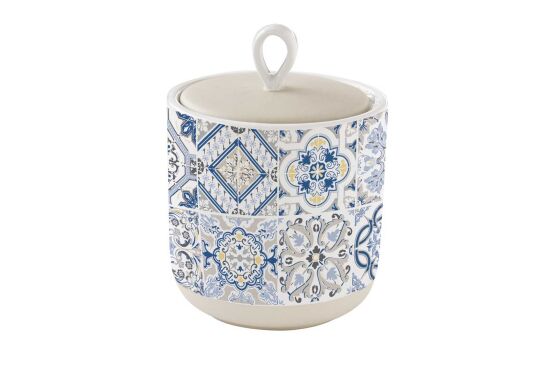 1667 CADB PORSELEN ÇOK AMAÇLI KAVANOZ Ø 11 CM - H:14 - 1