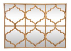 KERVAN - 16F-600 AYNA GOLD 117x78.5x5.5cm(IC OLCU:76x114)