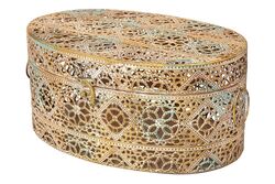 180393L-K238 METAL DEKORATIF KUTU 31x21x13.5cm - Thumbnail