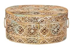 180393L-K238 METAL DEKORATIF KUTU 31x21x13.5cm - Thumbnail