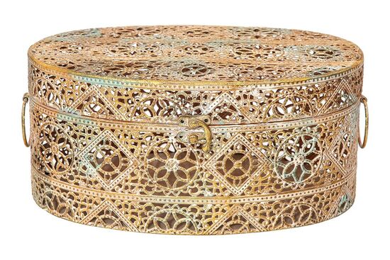 180393L-K238 METAL DEKORATIF KUTU 31x21x13.5cm