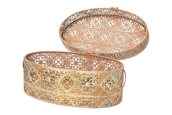180393L-K238 METAL DEKORATIF KUTU 31x21x13.5cm