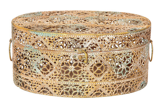 180393L-K238 METAL DEKORATIF KUTU 31x21x13.5cm