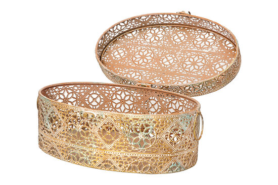 180393L-K238 METAL DEKORATIF KUTU 31x21x13.5cm