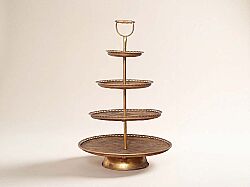 182821-K223 METAL DEKORATIF STAND 38x38x79cm - HOME SWEET HOME